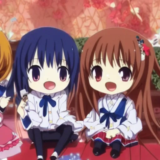 Image similar to portrait of kawaii chibi in the sytle of kyoto animation