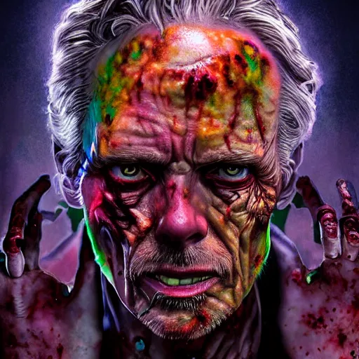 Image similar to a portrait of the x men as zombies, highly detailed, digital photo, hdri, by christopher bretz and john carpenter, vivid colors, high contrast, 8 k resolution, intricate, photorealistic, smooth, psychedelic color scheme, concept art, award winning, cg society contest winner