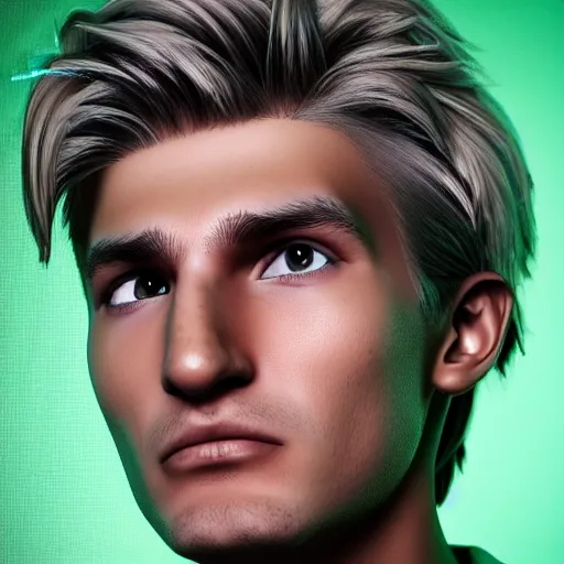 Image similar to a high quality photo of handsome gigachad XQC gambling, photorealism, 8k, artstation