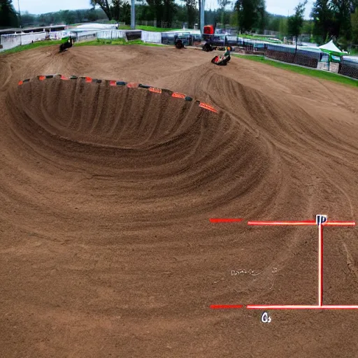 dirt bike track layout | Stable Diffusion