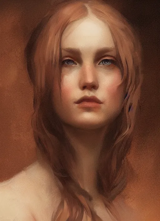 Prompt: A portrait of a dreamy princess in the style of Greg Rutkowski, in the style of Charles Sillem Lidderdale, artstation, high quality art