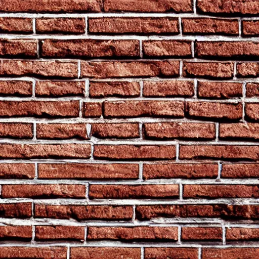 Image similar to base color texture of a brick wall, head - on photo, flat lighting