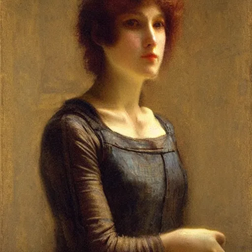 Prompt: portrait of a female android!!!!!! by charles amable lenoir