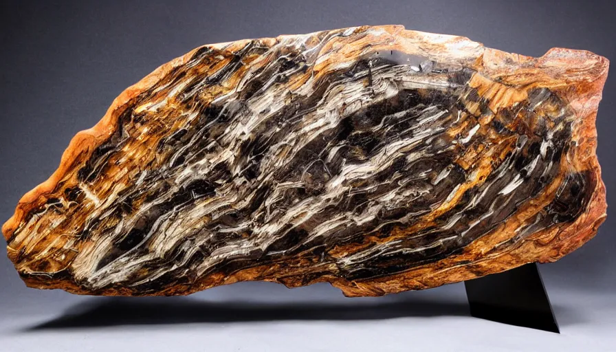 Image similar to kintaro miura petrified wood slab aquatic horror shape diablo canine rendered extremely detailed