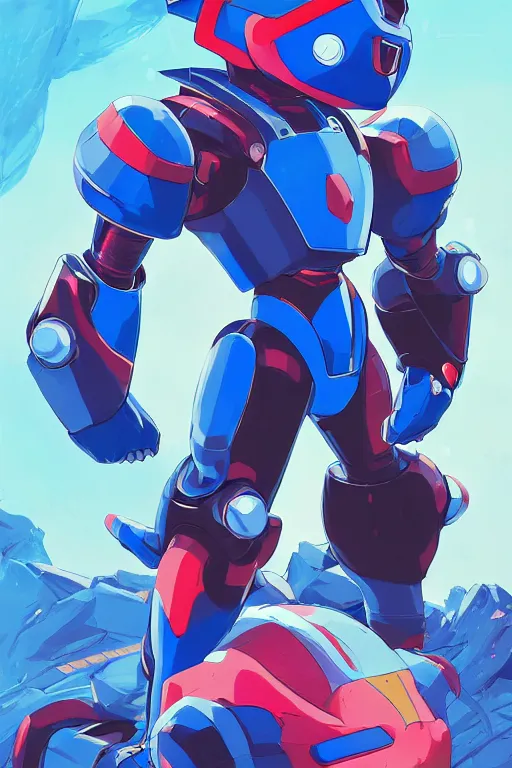 Image similar to robot ninja mask helmet megaman x zero rockman 2 0 2 2 switch game boss legacy collection fanart artsation, art gta 5 comics, behance hd by jesper ejsing, by rhads, makoto shinkai and lois van baarle, ilya kuvshinov, rossdraws global illumination ray tracing