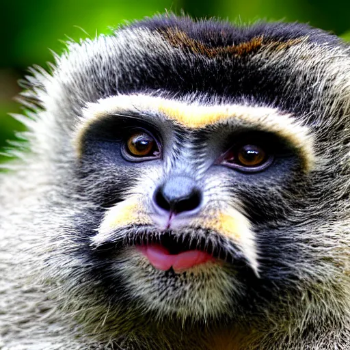 Image similar to otocolobus manul extreme closeup