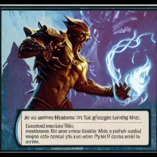 Image similar to magic the gathering trade card template