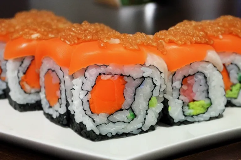 Image similar to The new McDonalds sushi roll