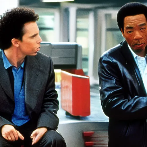 Prompt: rush hour 2 starring Dax Shepard and Morgan Freeman