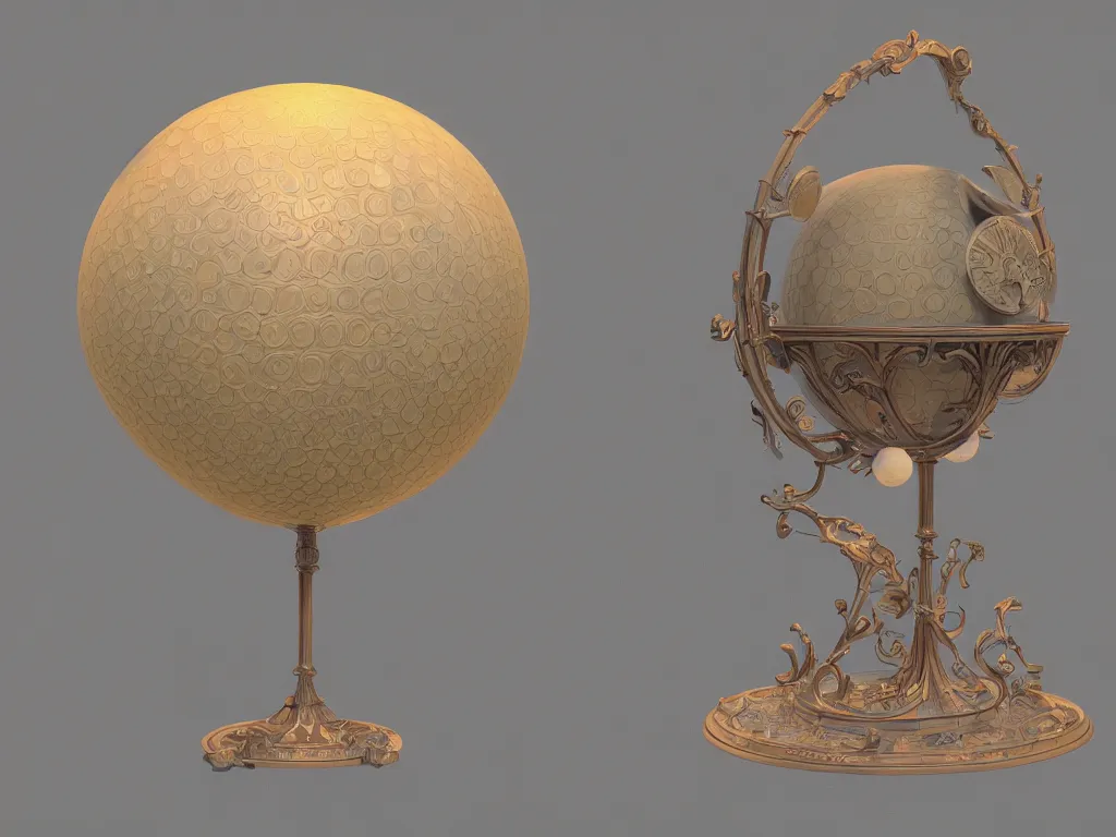 Image similar to 3 d render, sunlight study, the universe is a spheroid region 7 0 5 meters in diameter, art nouveau, by clara peeters and ( ( ( ( ( lisa frank ) ) ) ) ), 8 k, sharp focus, octane render