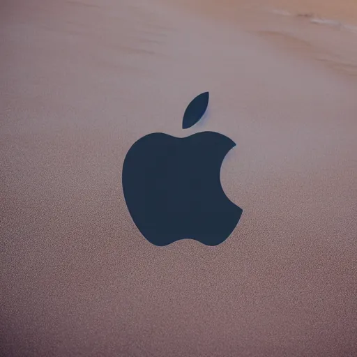 Image similar to apple swimming on beach, 8K