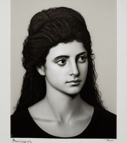 Image similar to Sappho, portrait, by Robert Mapplethorpe