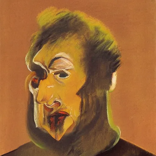 Image similar to portraits by francis bacon