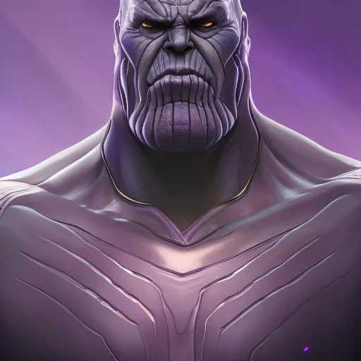 Prompt: Thanos wearing makeup, hyperdetailed, artstation, cgsociety, 8k