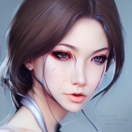 Image similar to a beautiful girl， by Artgerm Lau，hyperdetailed, trending on artstation, trending on deviantart