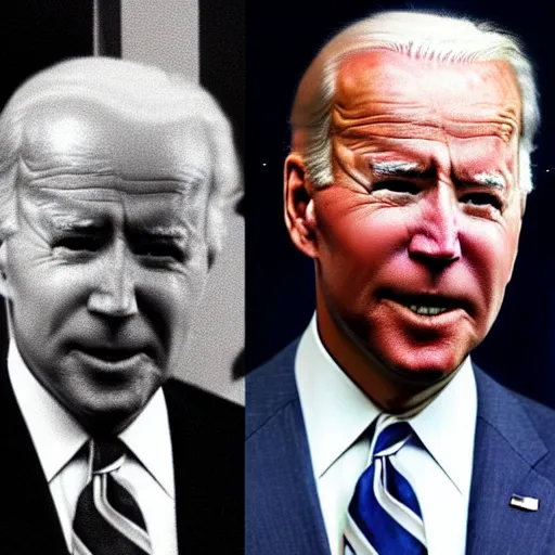 Image similar to Joe Biden, early prototype