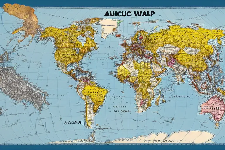 Prompt: accurate world map