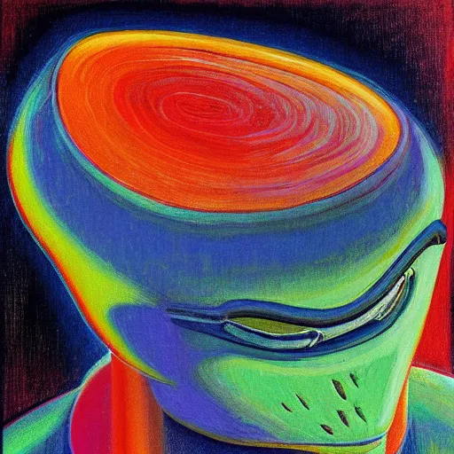 Image similar to alien by wayne thiebaud