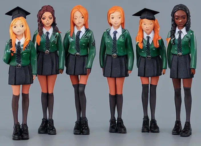 Image similar to Image on the store website, eBay, Full body, 80mm resin figure of Female school students