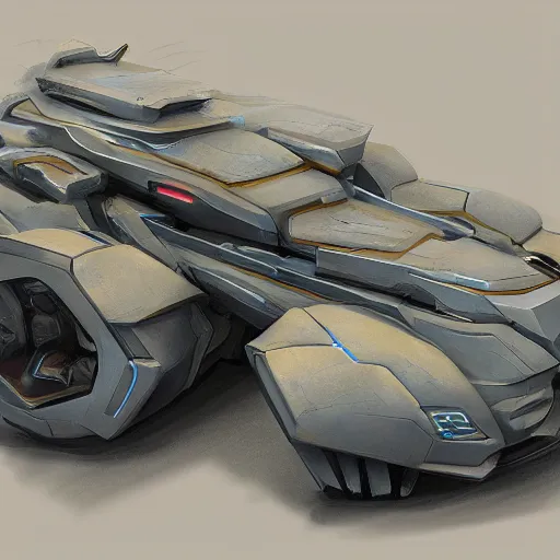 Prompt: vehicle concept by feng zhu