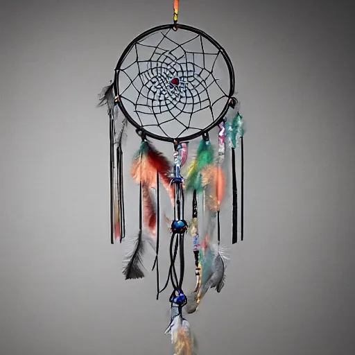 Prompt: photo of a high powered next generation industrial dream catcher