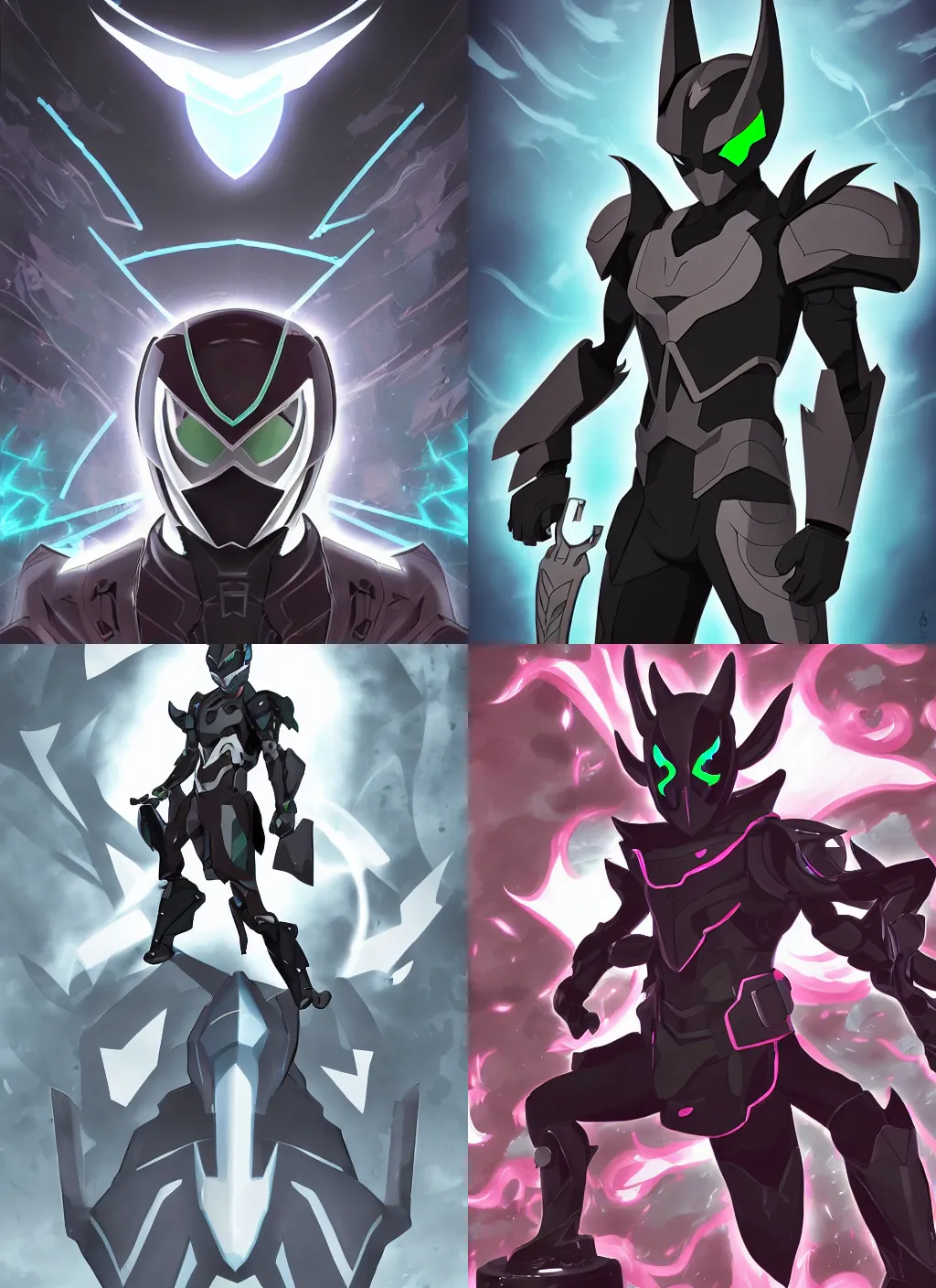 Prompt: matte illustration character portrait of ghost kamen rider doing a henshin pose, league of legends splash art, kamen rider, kamen rider ghost, tokusatsu, in the style of studio trigger studio bones and production i. g., animation, anime illustration, studio trigger, studio bones, production i. g.