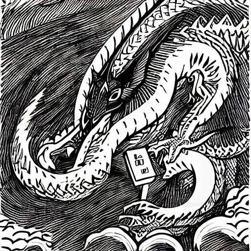 Prompt: mcbess illustration of a dragon, colorful!!!!!!!!!!!!!!!!