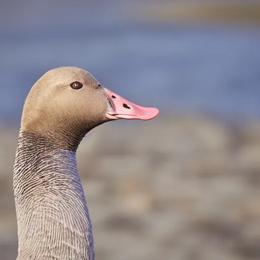 Image similar to goose with a sunburn