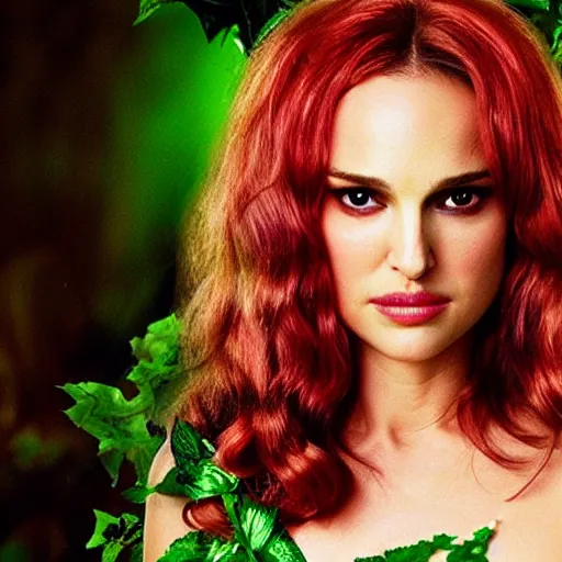 Prompt: Natalie Portman as poison ivy