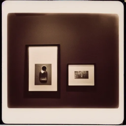 Prompt: a Bong in a museum exhibit, Polaroid, 1987,