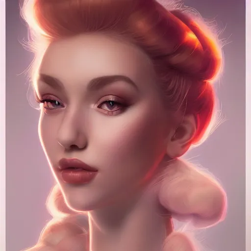 Image similar to a beautiful portrait of princess peach by Jim Burns and Tom Bagshaw, 4K, Trending on Artstation, photorealistic