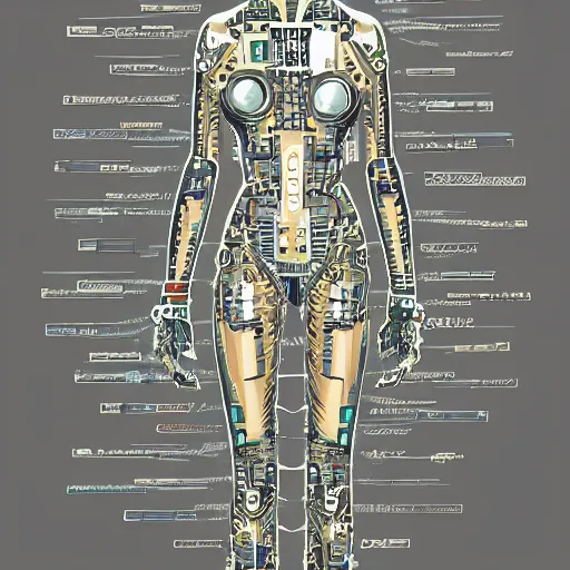 Image similar to a futurist techno - spirit cybernetic mummy, future perfect, award winning digital art