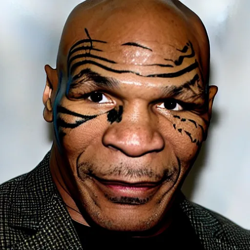 Image similar to mike tyson as a unicorn