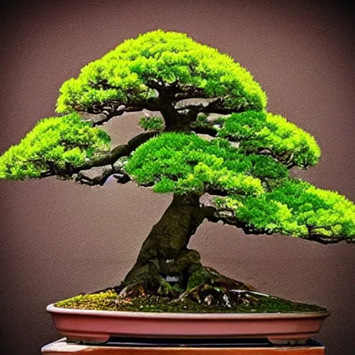 Image similar to beautiful photo of bonsai , very relaxing