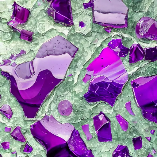 purple shattered paint!, broken glass!!!!!, lava!!!,, Stable Diffusion