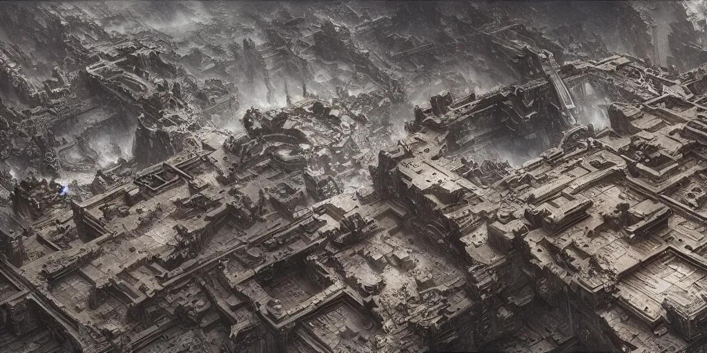 Image similar to incomprehensible space galaxy, highly detailed, ancient, intricate details, epic scale, insanely complex, 8 k, sharp focus, hyperrealism, dark fantasy, by greg rutkowski, trending on artstation
