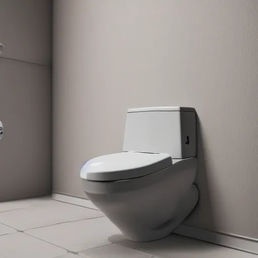 Image similar to a 4 k photorealistic photo of a nintendo toilet