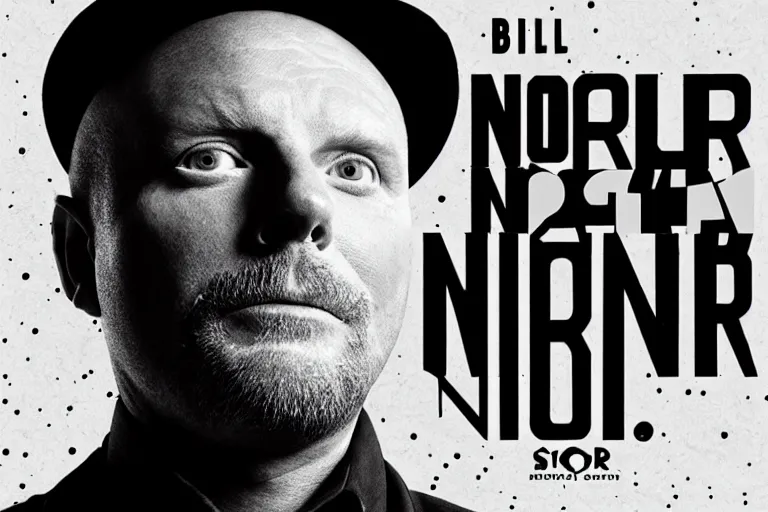 Image similar to noir, Bill burr, space, musical, high quality