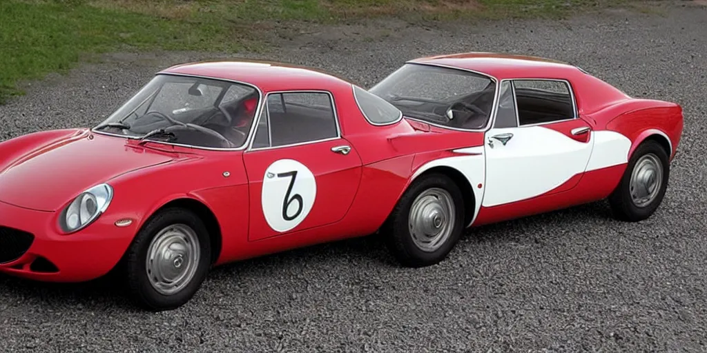 Prompt: “1960s Alfa Romeo 4c”