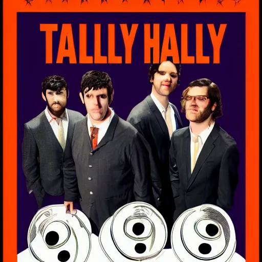 Prompt: tally hall band, movie poster