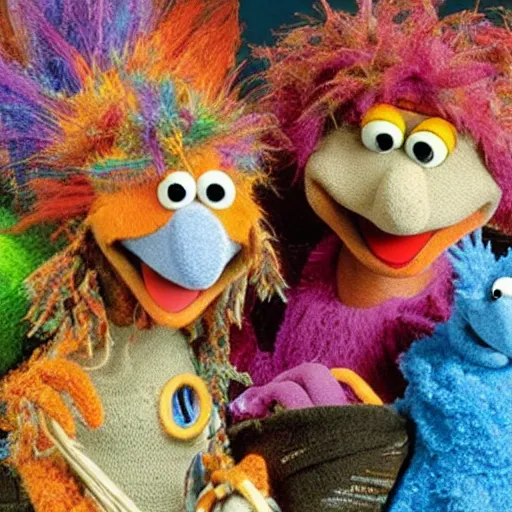 Prompt: fraggle rock