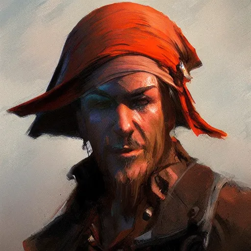 Prompt: pirate's hat, craig mullins