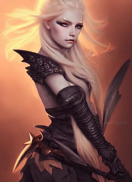 Image similar to blonde combat fairy venizian era, dark fantasy, extremely detailed, sharp focus, portrait, smooth, digital illustration, by rossdraws, frank franzzeta