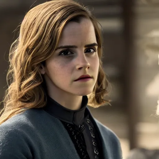 Image similar to still of emma watson in westworld tv series