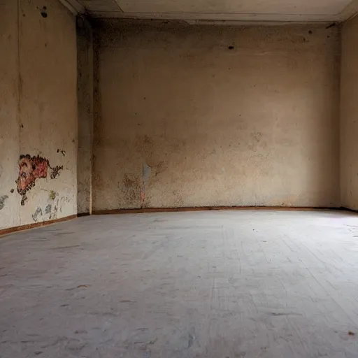 Image similar to an empty room with no elephants