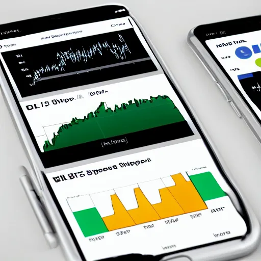 Prompt: high fidelity mockup designs for a stock trading mobile app