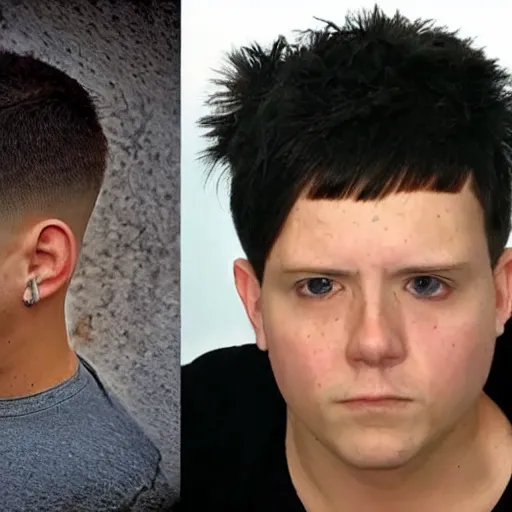 Image similar to ugly horrible haircut