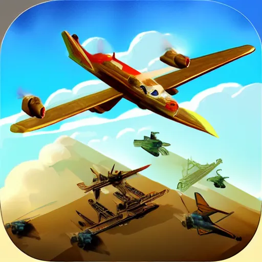 Image similar to Retro Flight: 3D battle sim, iPhone game, App Store