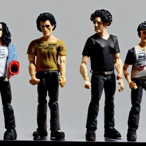 Image similar to misfits band action figures,