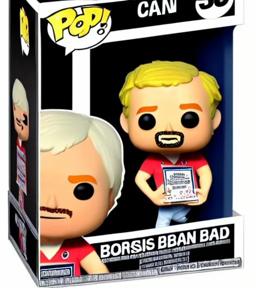 Image similar to NEW LISTING 'boris johnson holding can of baked beans' funko pop still sealed in box, ebay listing